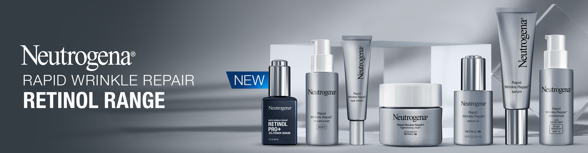 Discover Neutrogena® Rapid Wrinkle Repair® Retinol Range | NEUTROGENA®  Australia