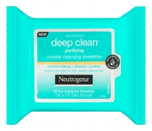 Neutrogena® Deep Clean Purifying Micellar Wipes 25